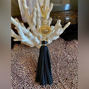 NWOT Brahmin Black 35th Anniversary Tassel